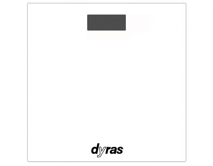 Dyras PS-2013WH Személymérleg, fehér