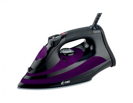 Dyras SI-5001BKP Gőzölős vasaló fekete-lila színben